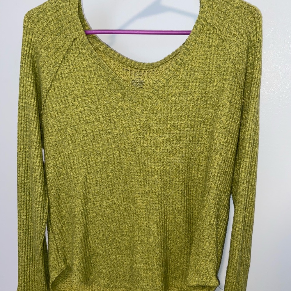 Green American Eagle shirt